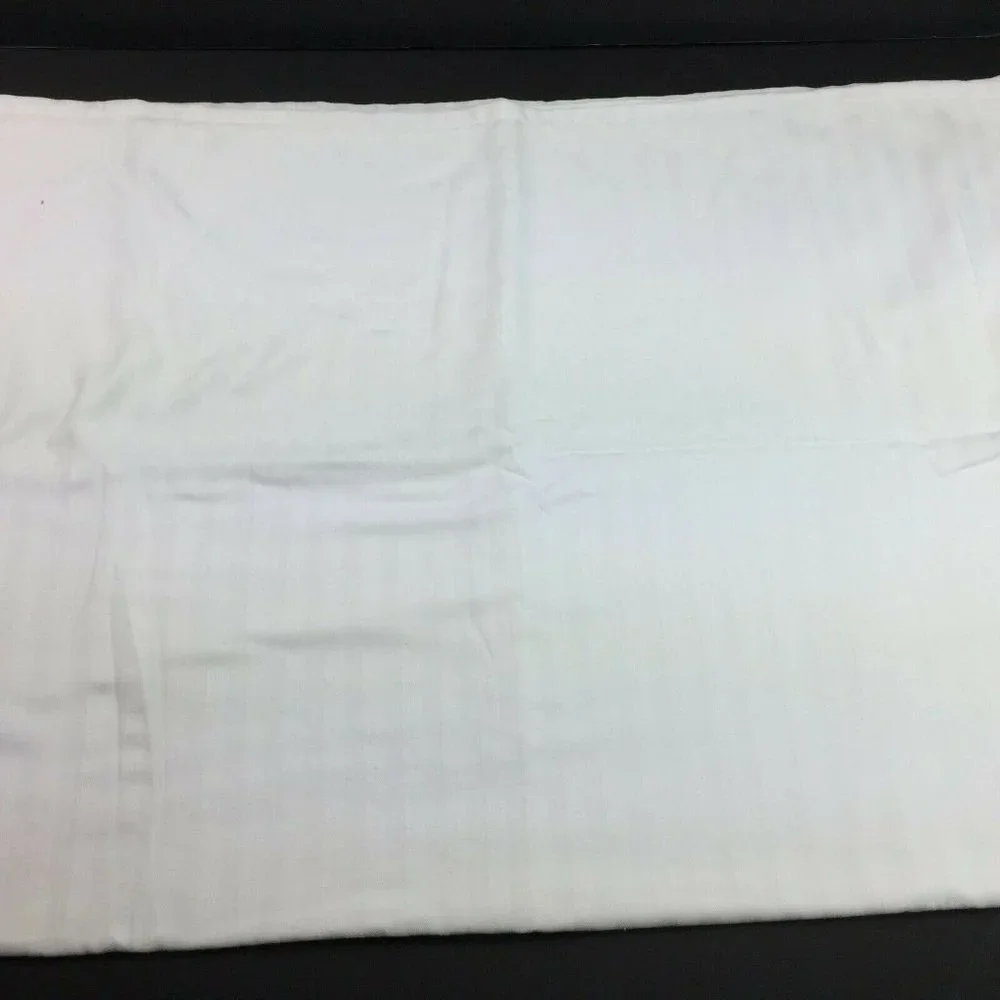 White Striped Fabric Tablecloth 78